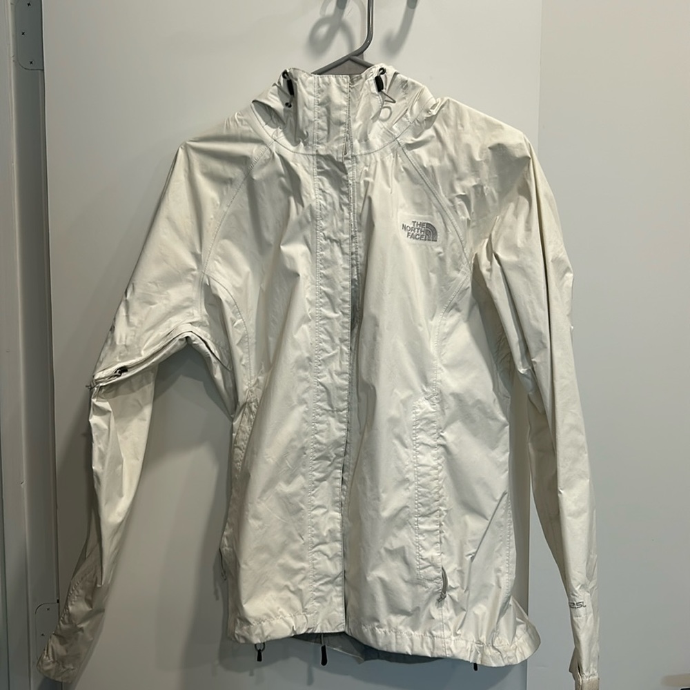 The North Face White Rain Jacket